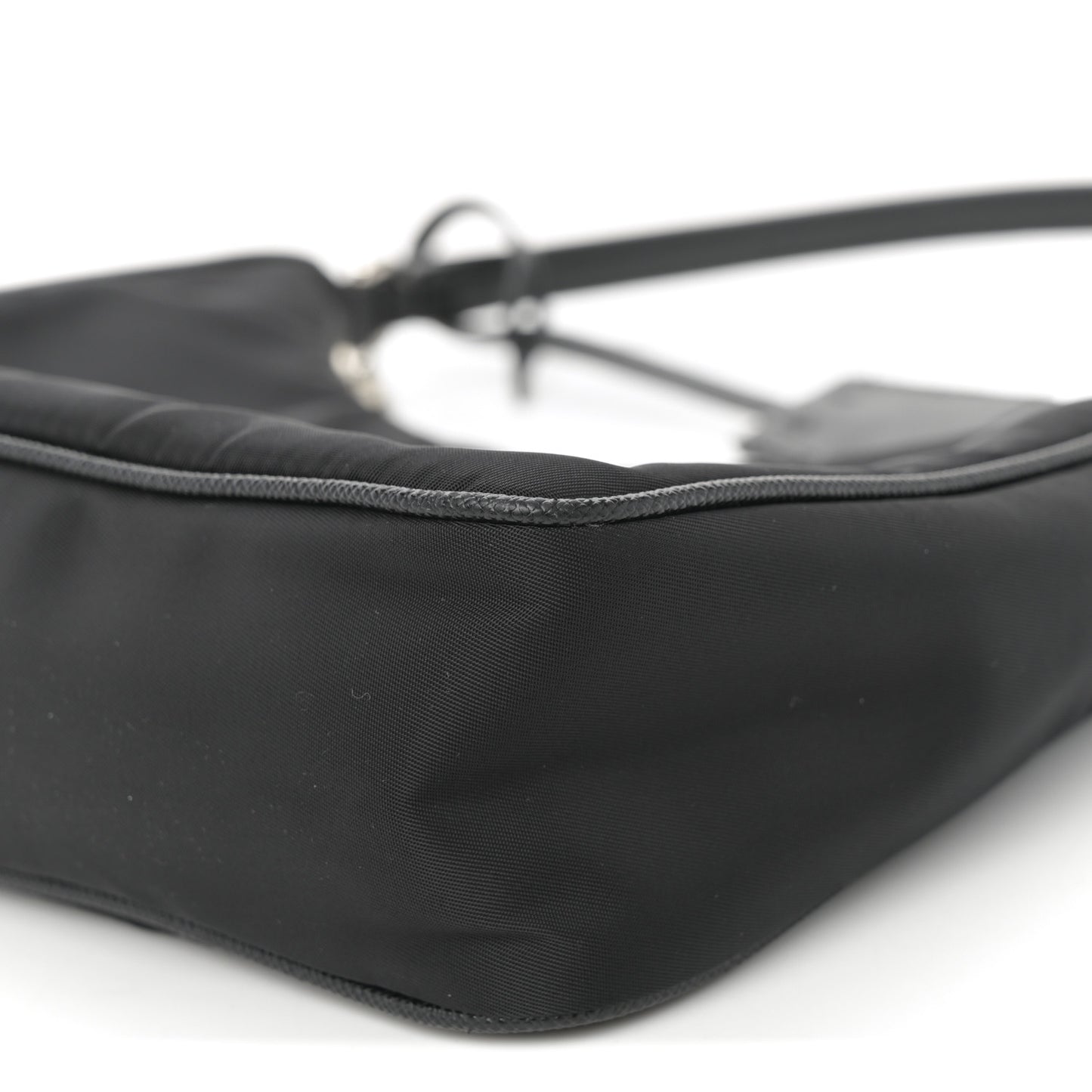 Tessuto Nylon Saffiano Mini Re-Edition 2005 Bag Black