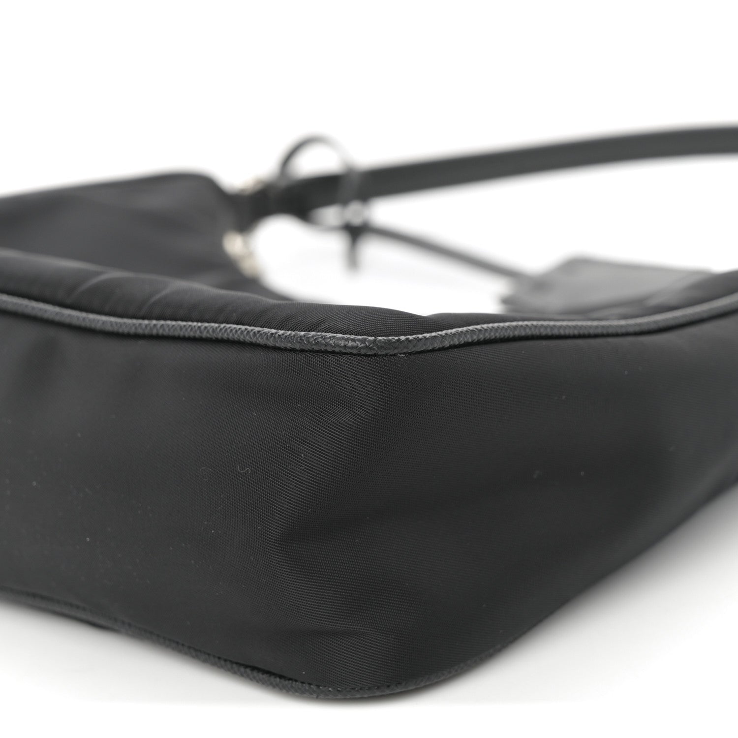 Prada Tessuto Nylon Saffiano Mini Re-Edition 2005 Bag Black 11 of 11
