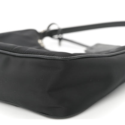 Prada Tessuto Nylon Saffiano Mini Re-Edition 2005 Bag Black 11 of 11