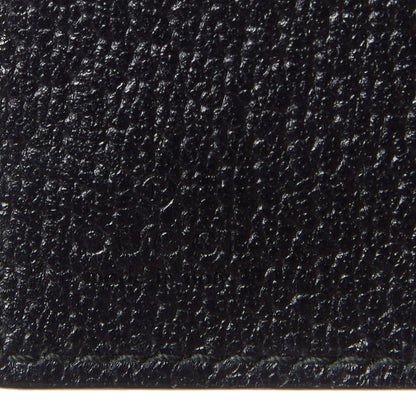 Gucci Calfskin Boar Effect GG Marmont Card Case Black 7 of 7