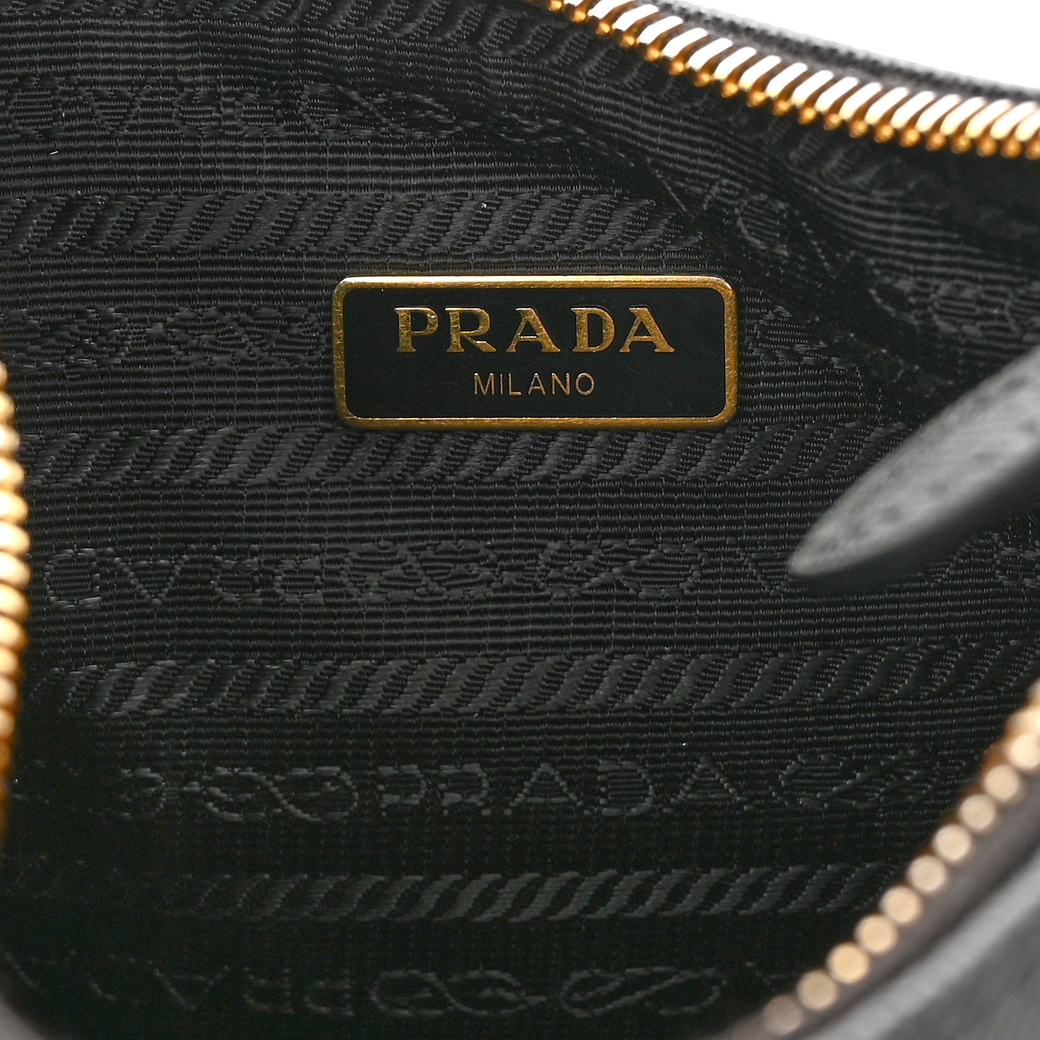 Prada Saffiano Lux Re-Edition 2005 Shoulder Bag Black 6 of 9