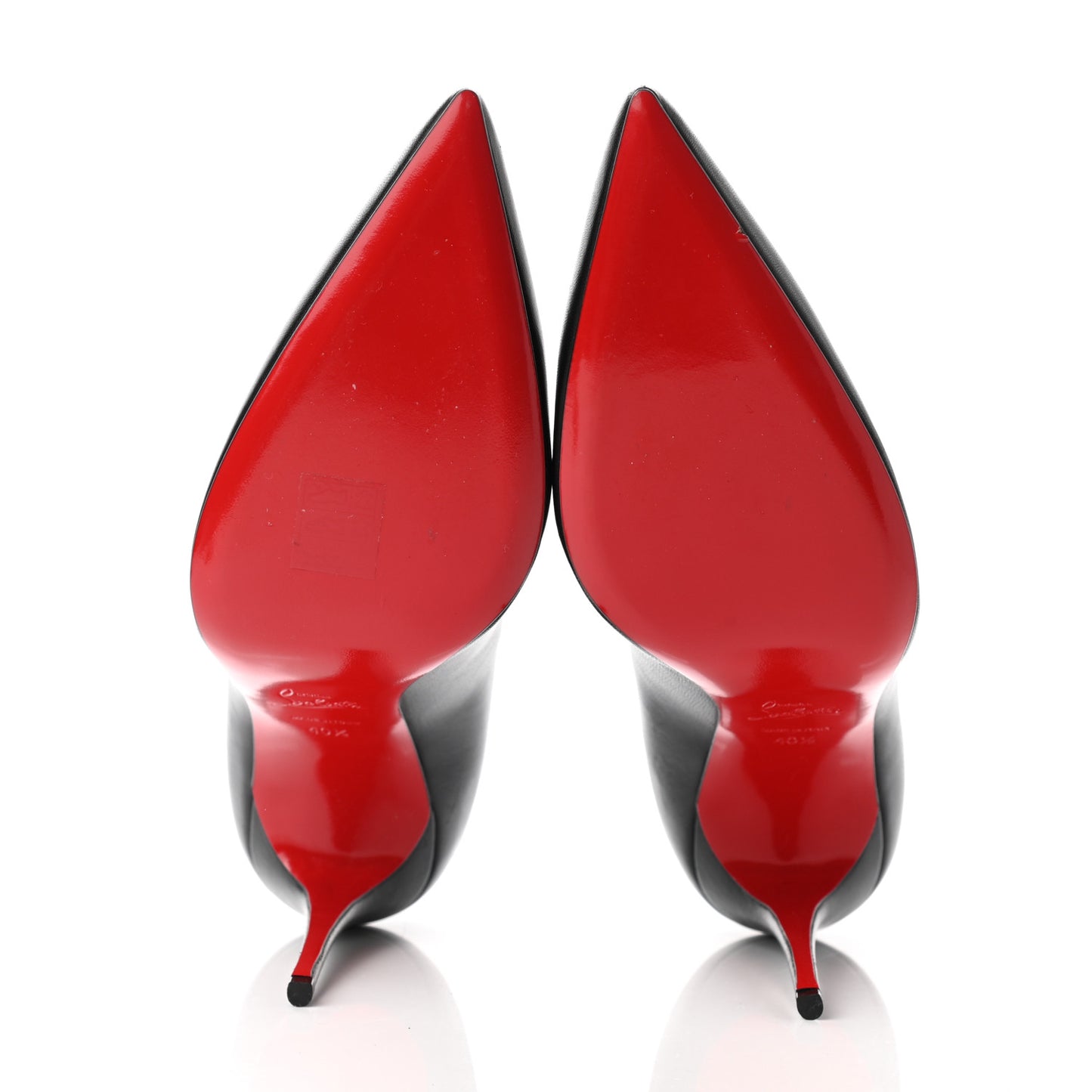 Shiny Nappa Kate 100 Pumps 40.5 Black