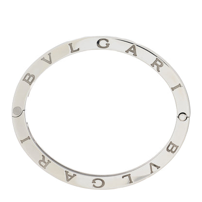 Bulgari 18K Yellow Gold Stainless Steel B.Zero1 Bangle Bracelet M 3 of 5