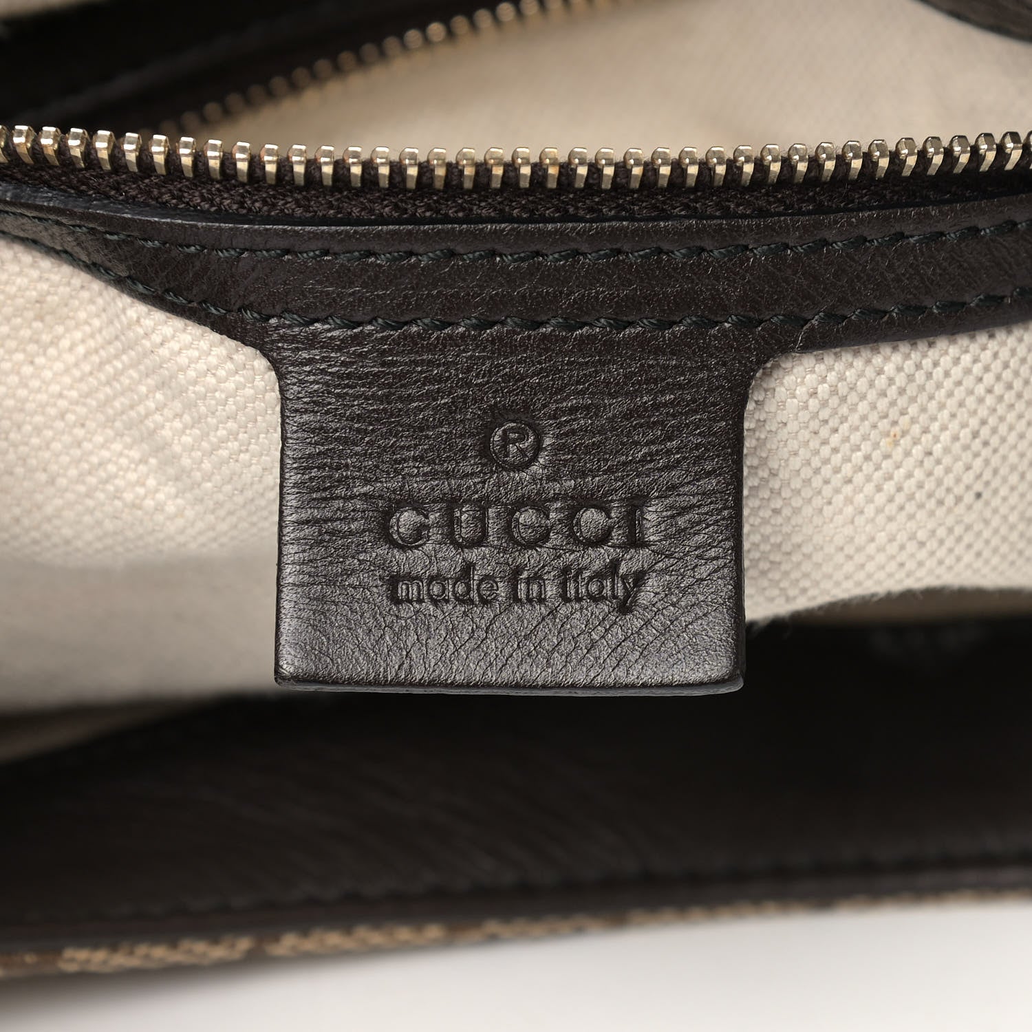 Gucci Monogram Margaux Calfskin Medium Emily Hobo Beige Ebony Cocoa 6 of 16