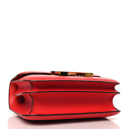 Hermes Epsom Constance 18 Rouge de Coeur 4 of 11