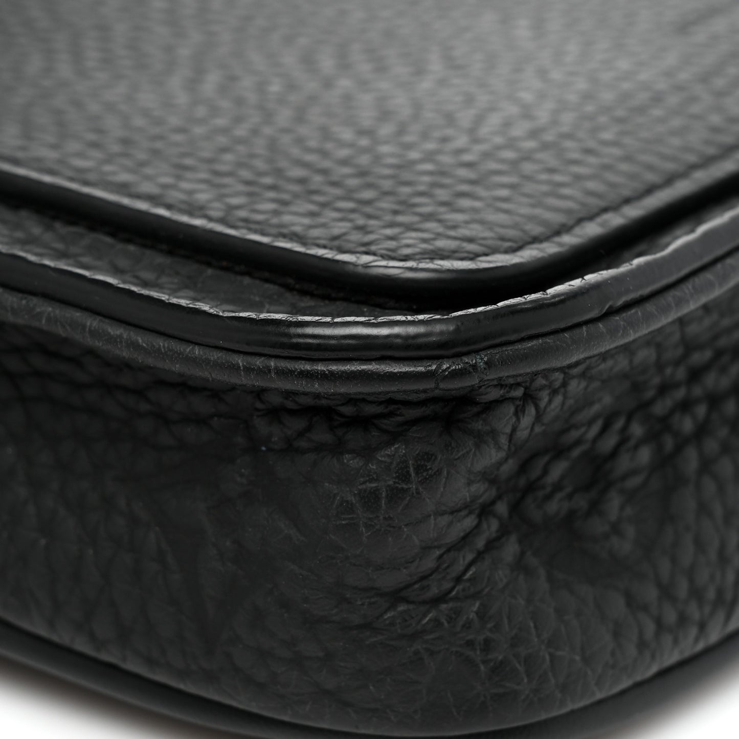 Taurillon Monogram S Lock Sling Bag Black