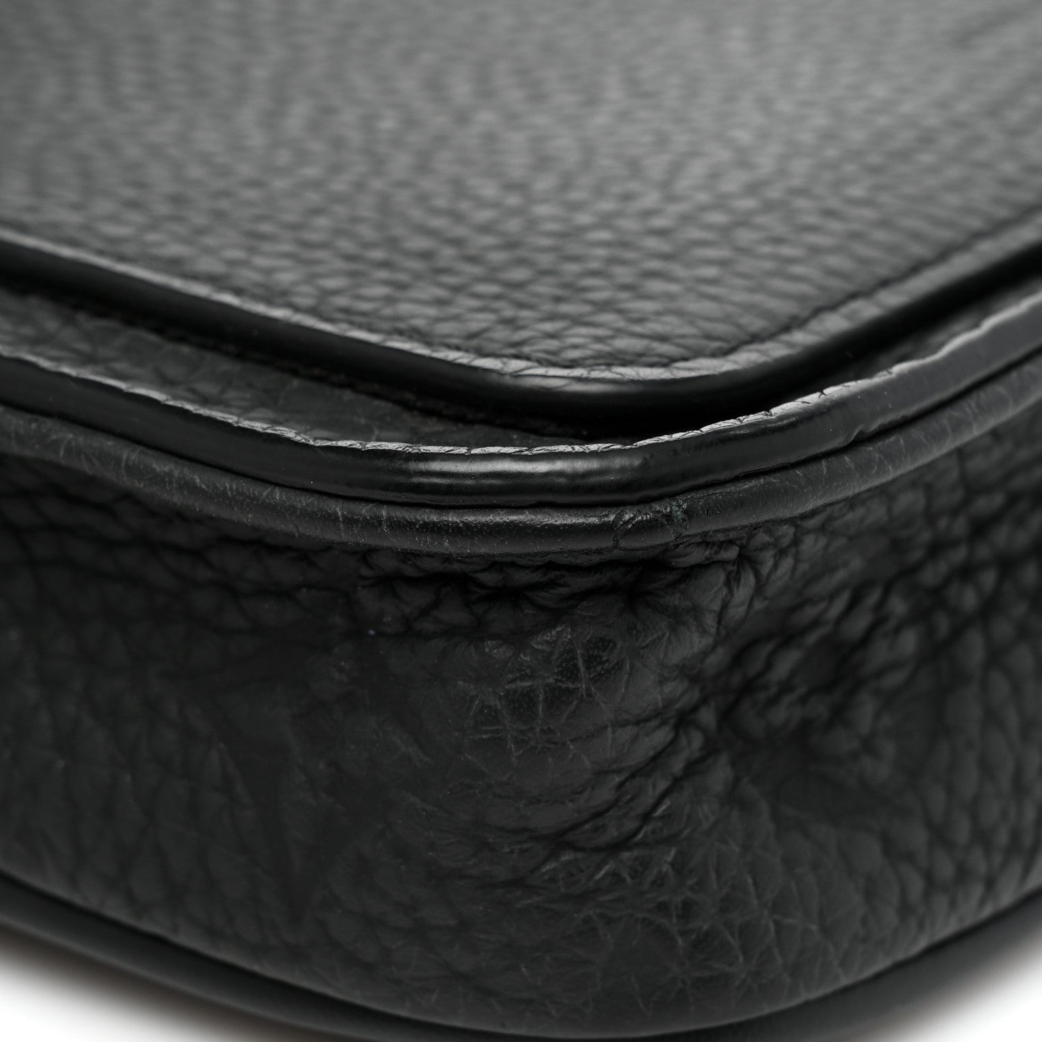 Louis Vuitton Taurillon Monogram S Lock Sling Bag Black 9 of 12