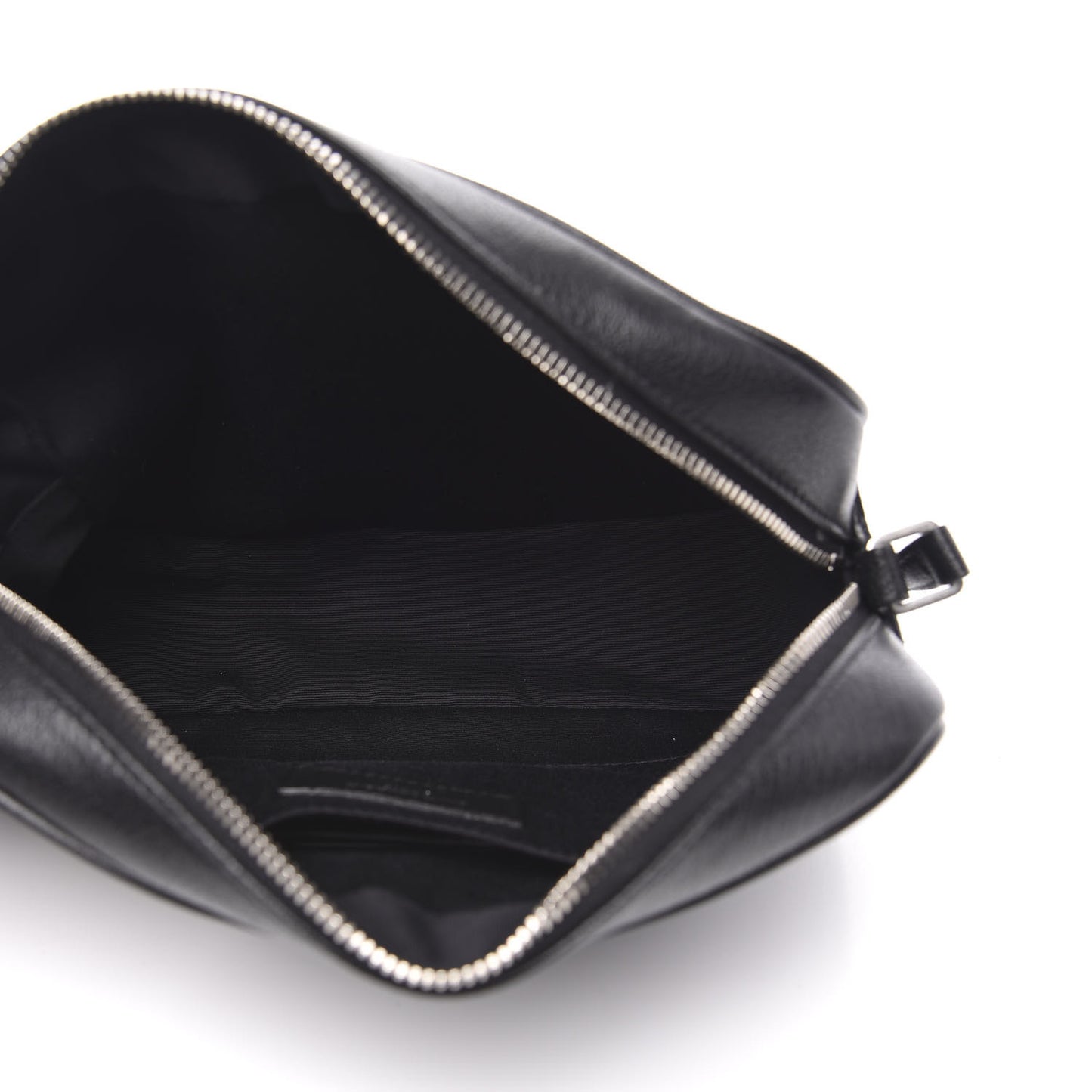 Grained Lambskin Monogram Lou Camera Bag Black