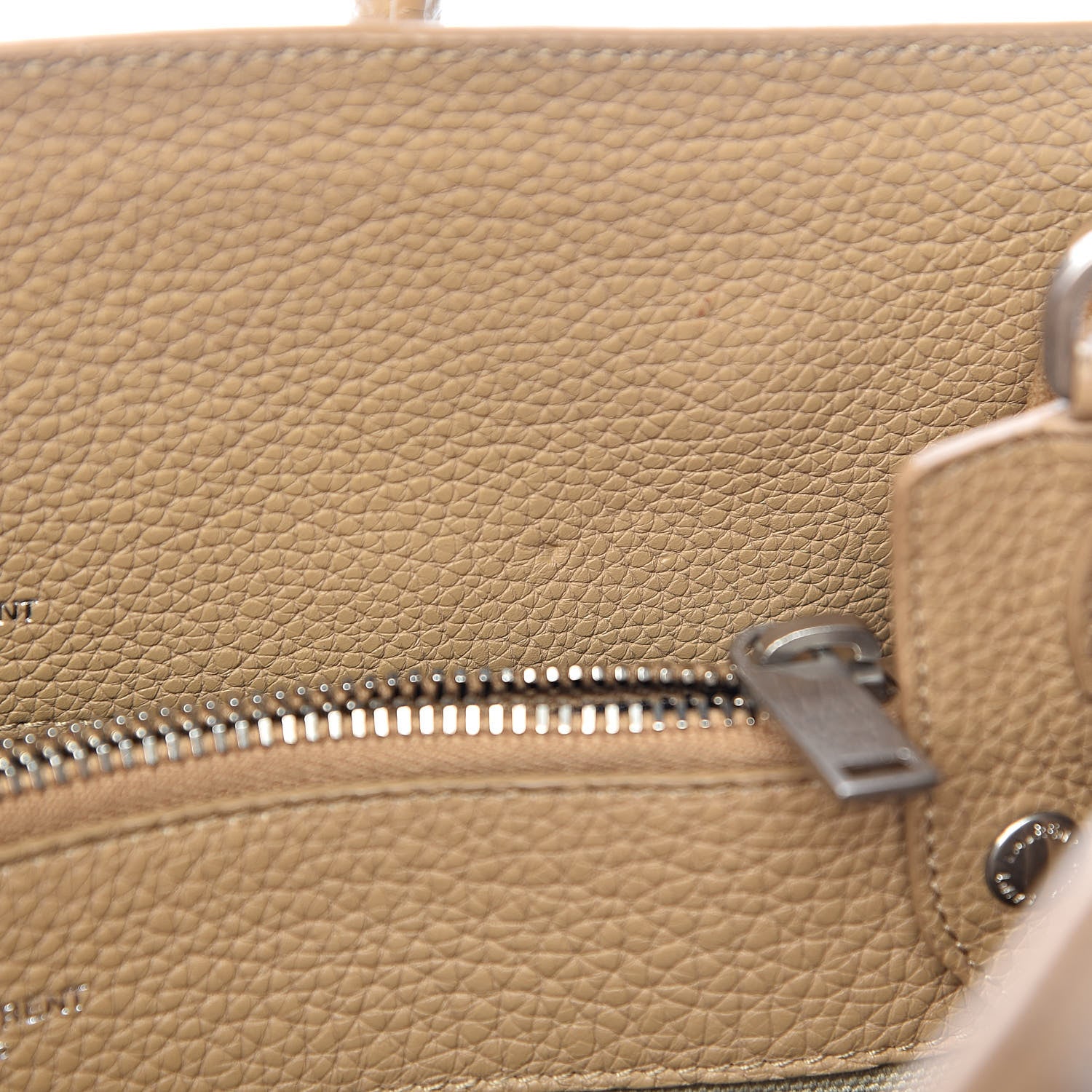 Saint Laurent Grained Calfskin Baby Sac De Jour Souple Dark Beige 9 of 12