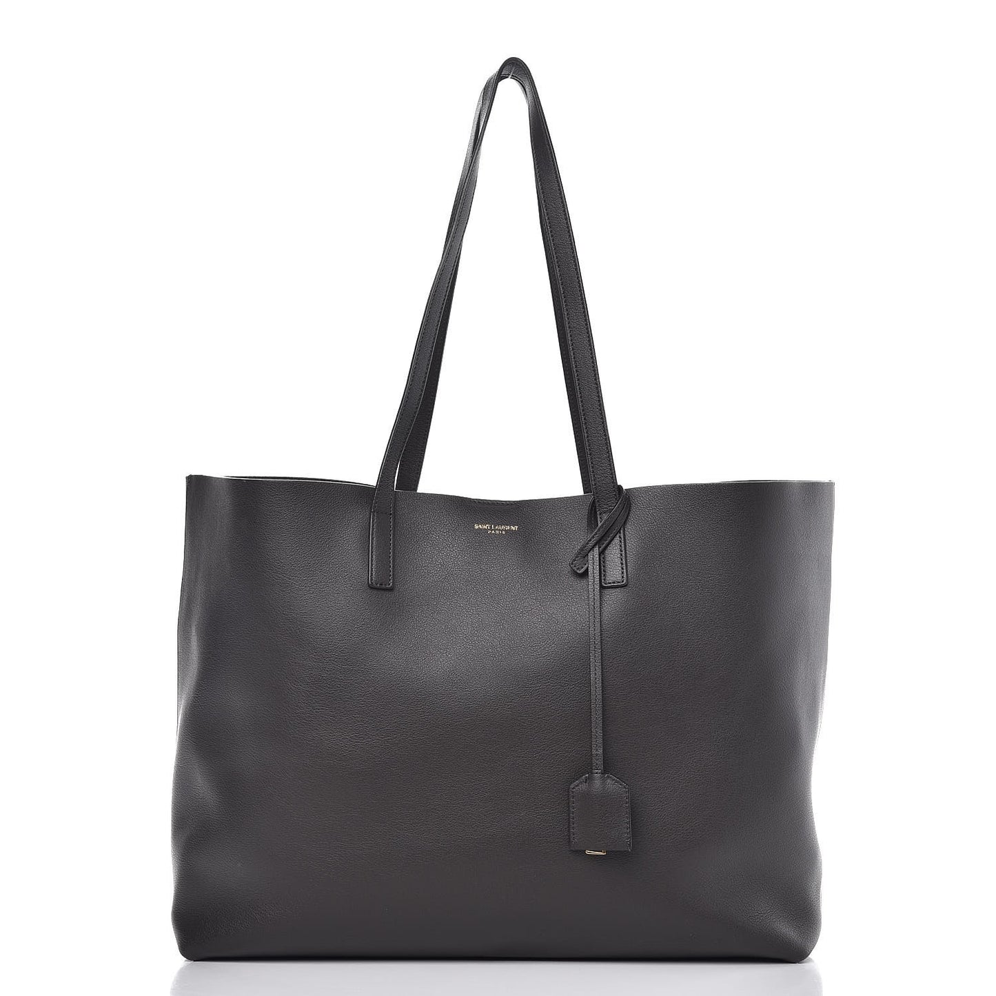 Calfskin Large Shopping Tote Dark Grey