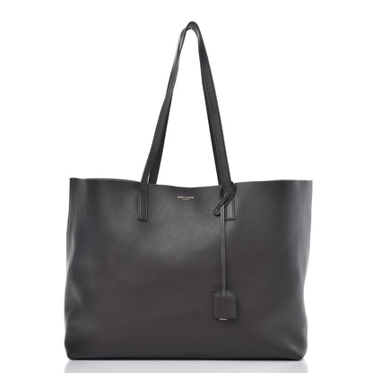 Saint Laurent Calfskin Large Shopping Tote Dark Grey 1 of 8