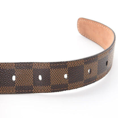 Louis Vuitton Damier Ebene 30mm Ellipse Belt 90 36 4 of 12