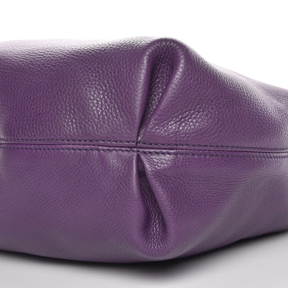 Gucci Pebbled Calfskin Soho Hobo Shine Purple 8 of 9
