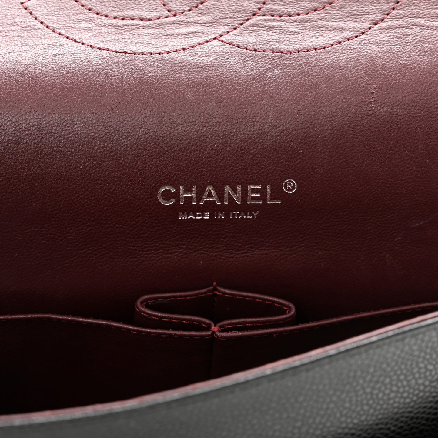 Caviar Quilted Maxi Double Flap Black