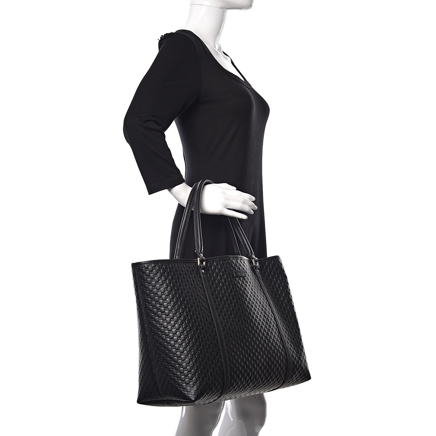 Gucci Microguccissima Large Joy Tote Black 2 of 12