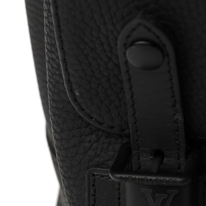 Louis Vuitton Taurillon Christopher Slim Backpack Black 10 of 10