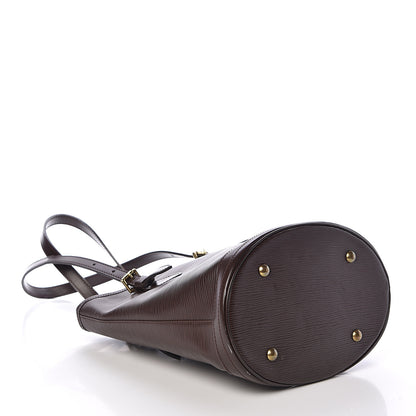 Louis Vuitton Epi Petit Bucket 23 Moka 5 of 10