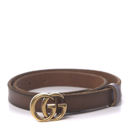 Gucci Faded Calfskin Double G 20mm Belt 70 28 Cuir 1 of 5