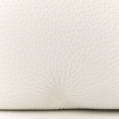 Hermes Taurillon Clemence Double Sens 45 Reversible Tote Bleu Thalassa White 18 of 20