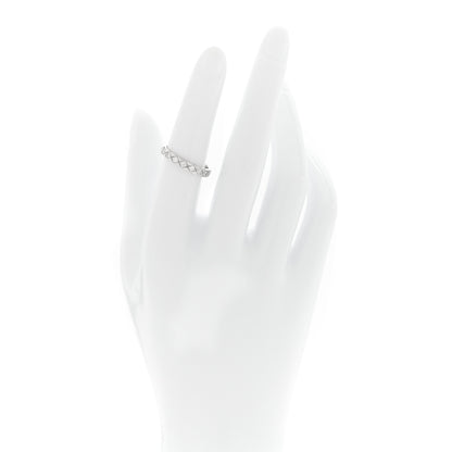 Chanel 18K White Gold Diamond Mini Coco Crush Ring 51 5.75 2 of 4