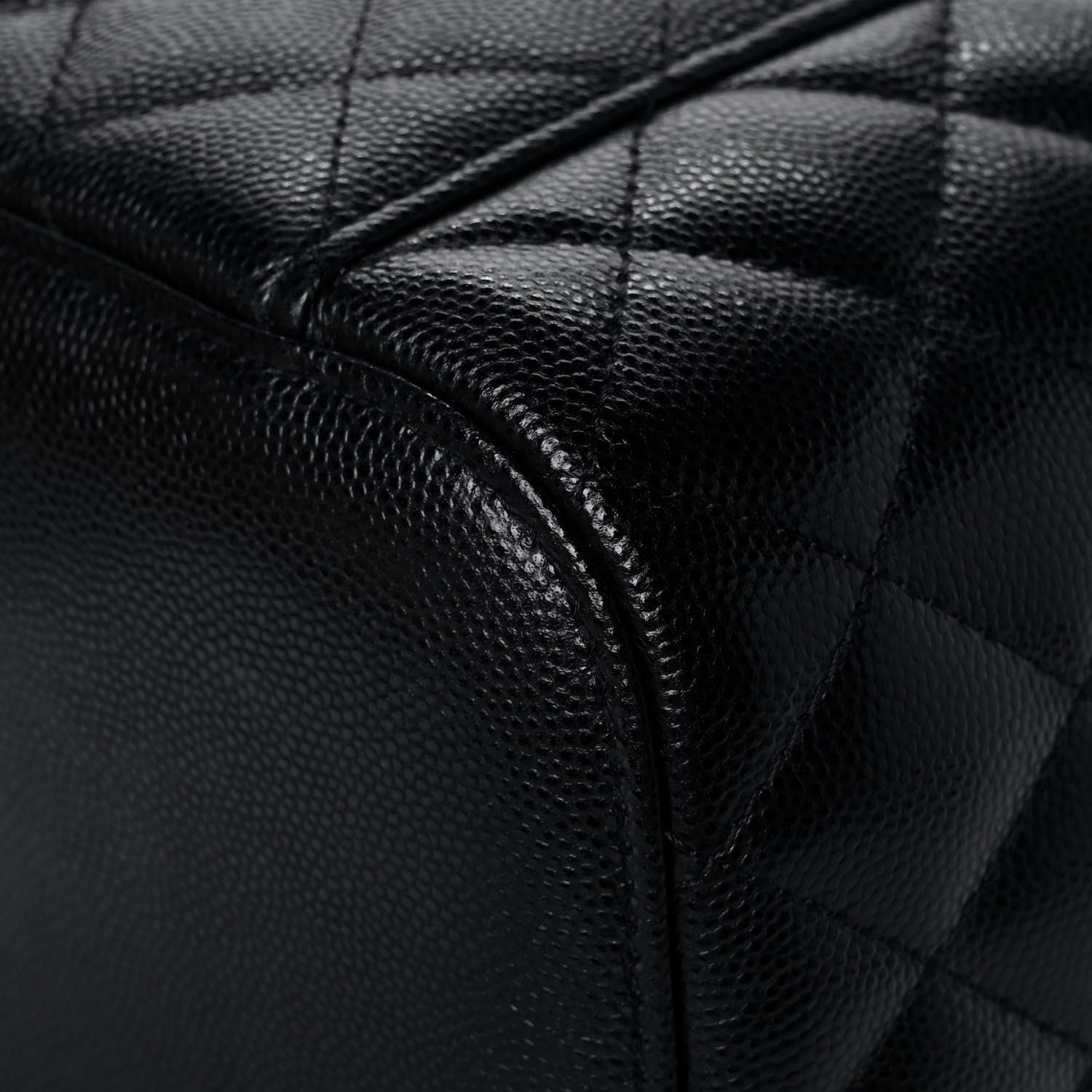 Chanel Caviar Quilted Large Vanity Pouch Black 12 of 15