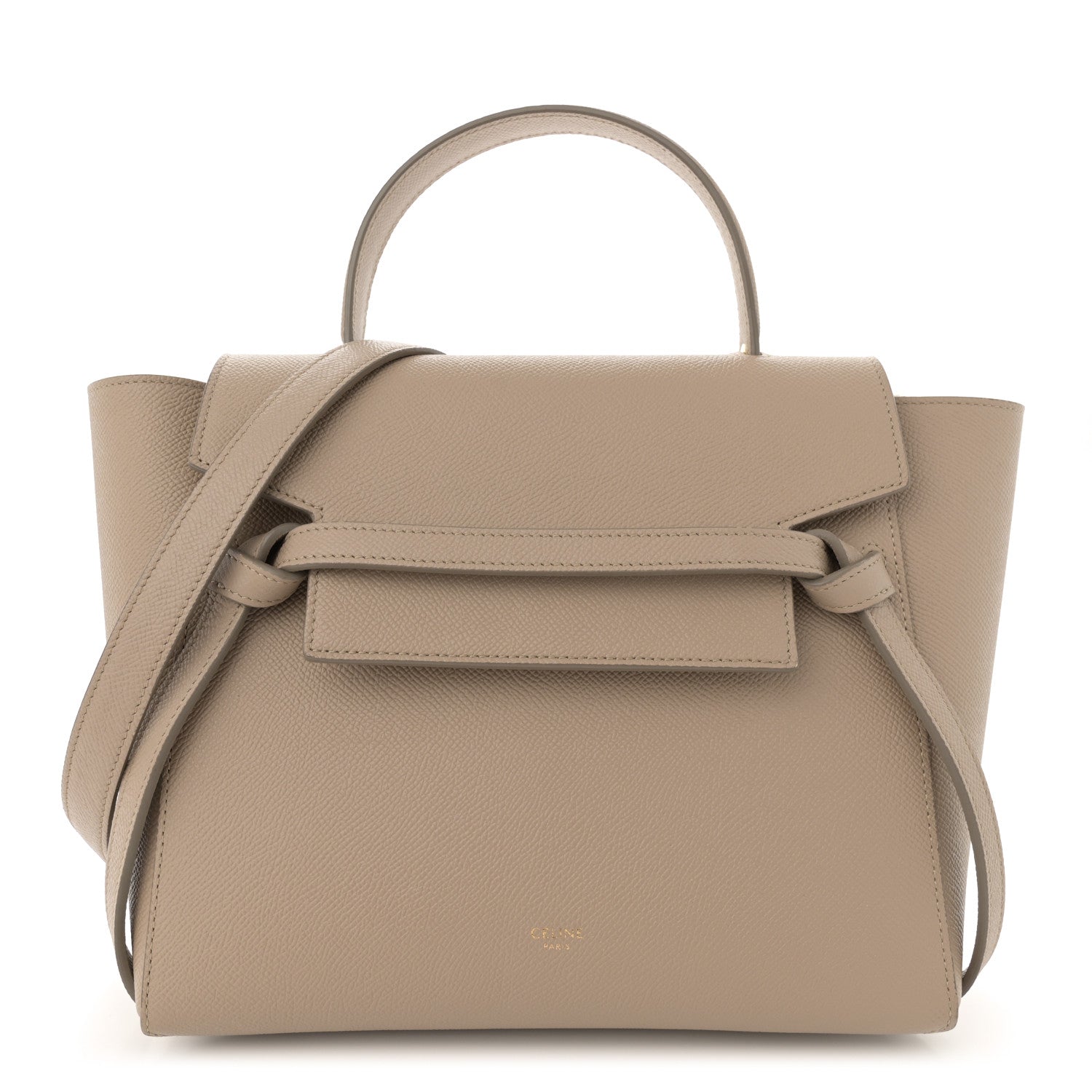 Celine Grained Calfskin Micro Belt Bag Light Taupe 1 of 14