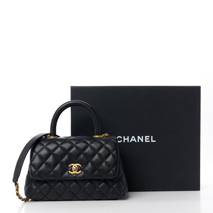 Chanel Caviar Quilted Mini Coco Handle Flap Black 12 of 12