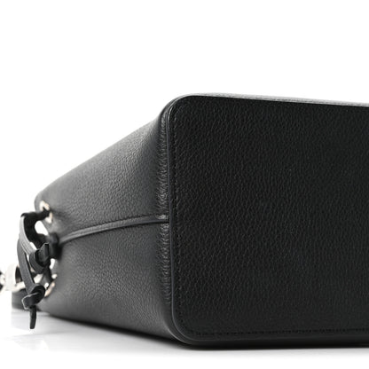 Louis Vuitton Calfskin Nano Lockme Bucket Black 7 of 8