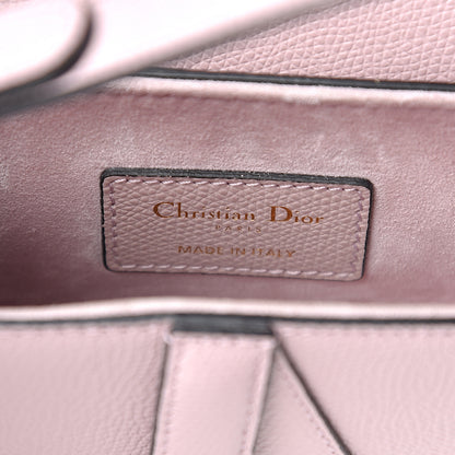 Christian Dior Grained Calfskin Mini Saddle Bag Light Pink 6 of 8