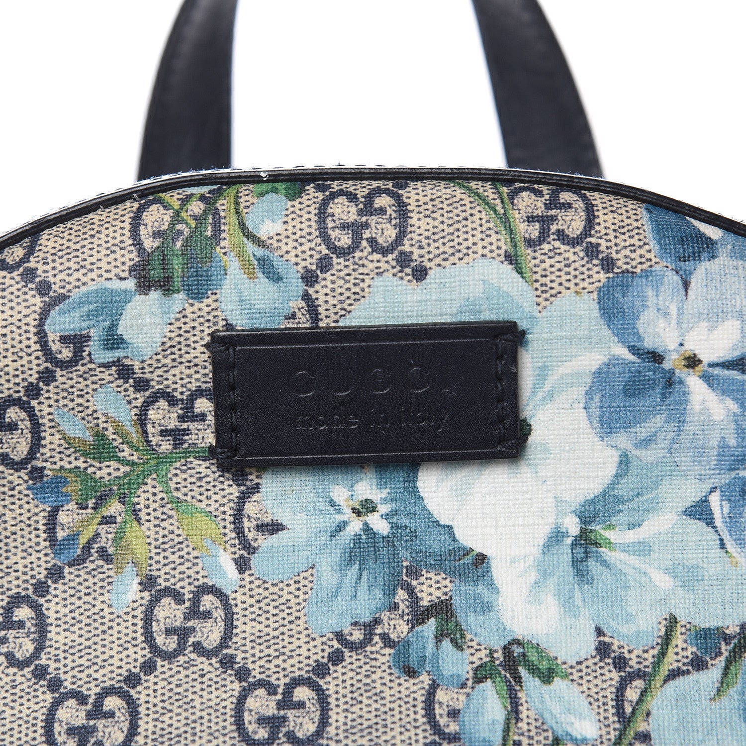 Gucci GG Supreme Monogram Blooms Small Day Backpack Blue 12 of 15