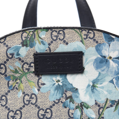 Gucci GG Supreme Monogram Blooms Small Day Backpack Blue 12 of 15
