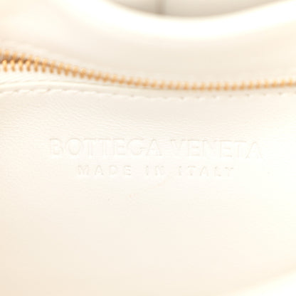 Bottega Veneta Lambskin Maxi Intreccio Padded Chain Cassette Crossbody Bag White 6 of 11