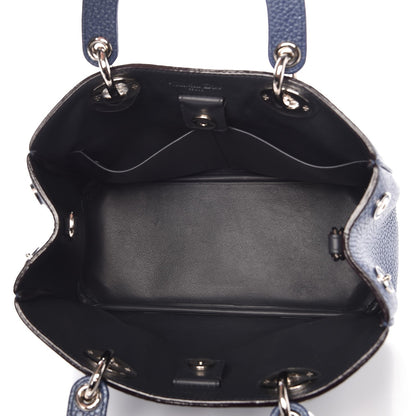 Christian Dior Metallic Bullcalf Small Diorissimo Blue 5 of 7