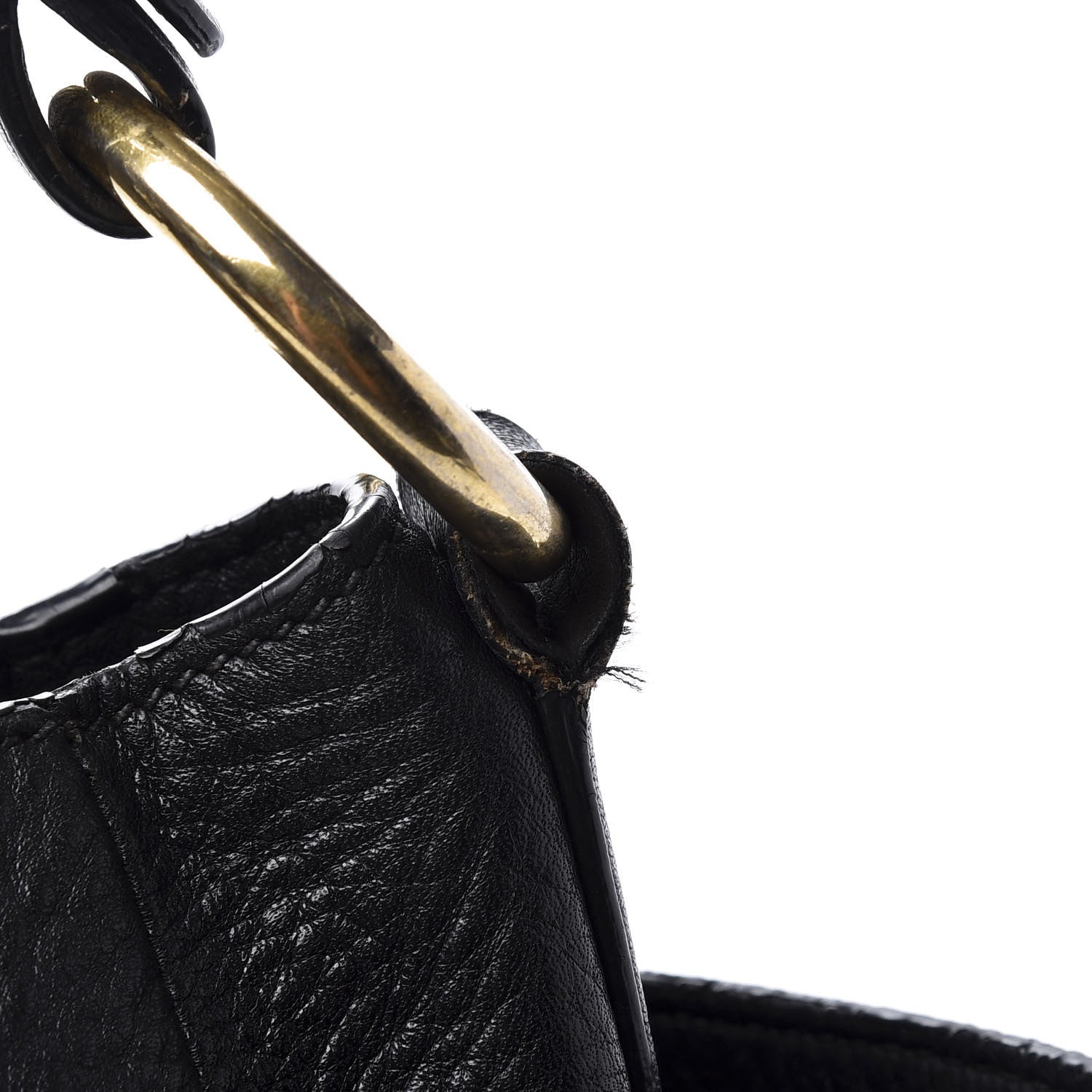 Prada Vitello Daino Side Pocket Hobo Black 15 of 16