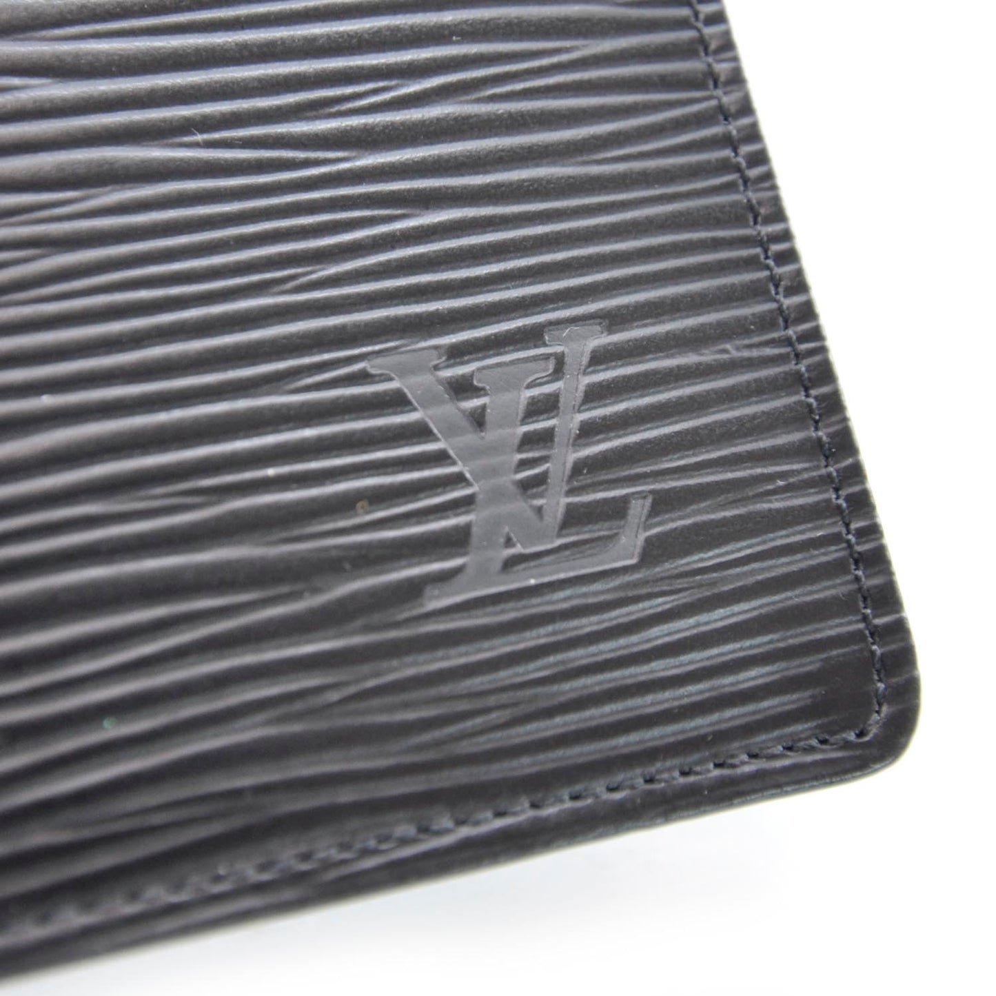 Epi Checkbook Organizer Wallet Black