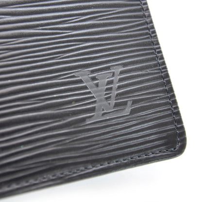 Louis Vuitton Epi Checkbook Organizer Wallet Black 5 of 9