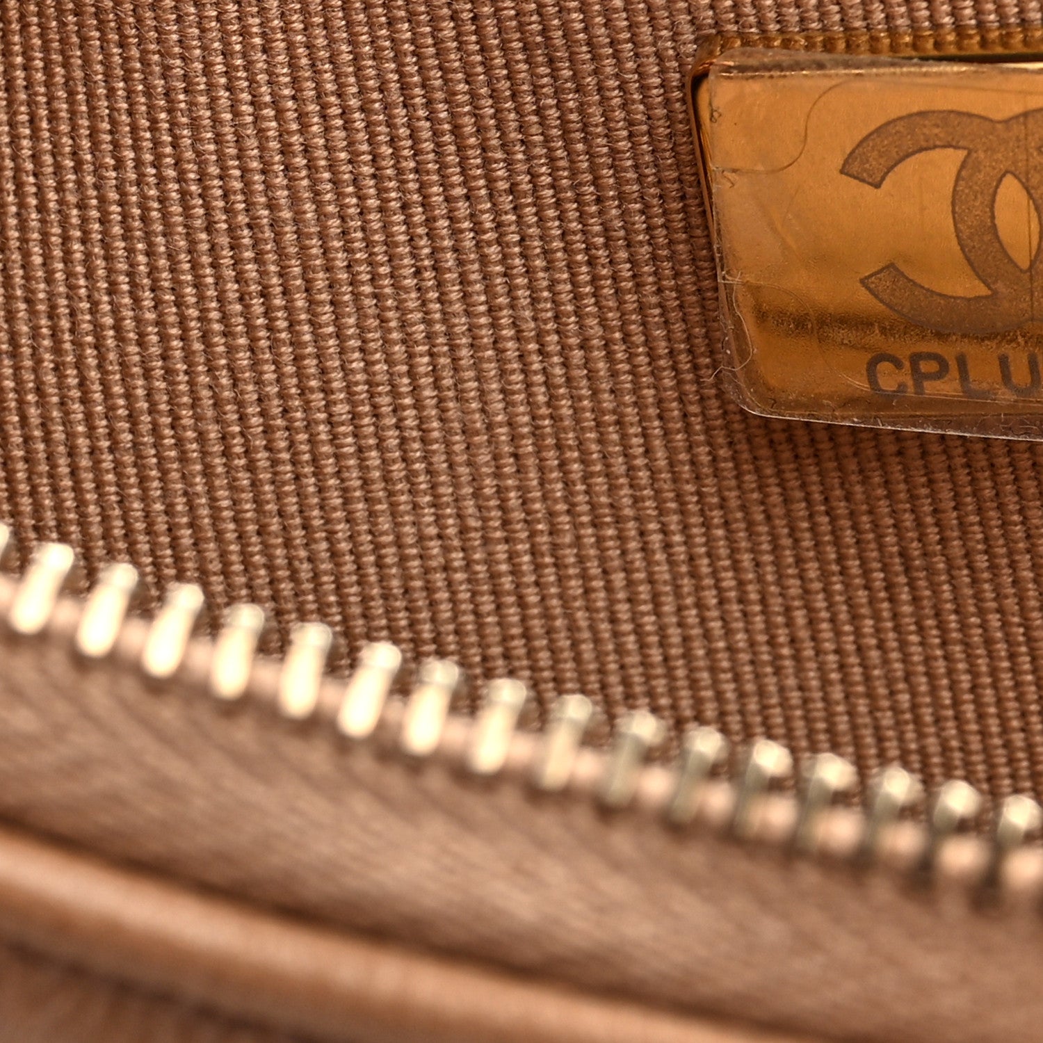 Chanel Shiny Crumpled Lambskin Quilted Trendy Chain Around Hobo Dark Beige 7 of 10