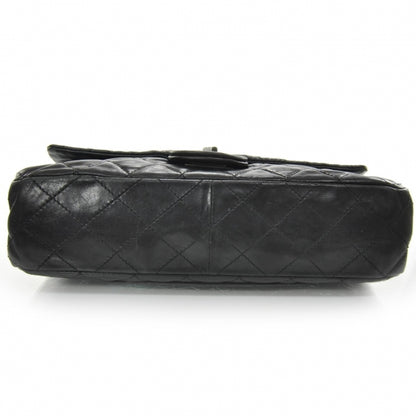 Chanel Distressed Leather 2.55 Reissue 227 Jumbo Flap Black 4 of 8