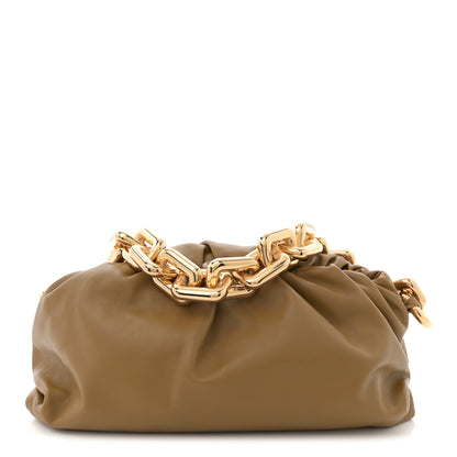 Bottega Veneta Calfskin The Pouch Chain Cammello 1 of 10