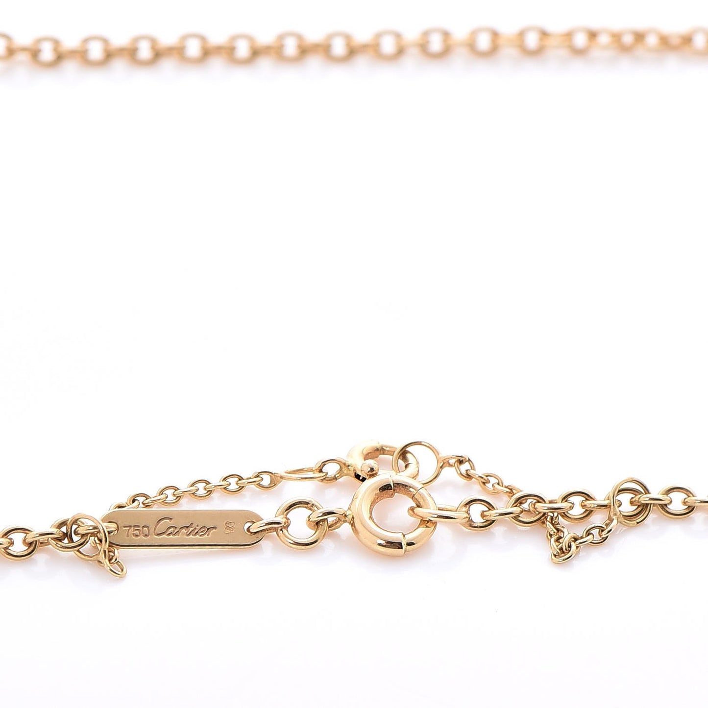 18K Pink Yellow White Gold Trinity Pendant Necklace