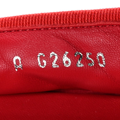 Chanel Lambskin Quilted CC Cap Toe Ballerina Flats 41 Red 8 of 8