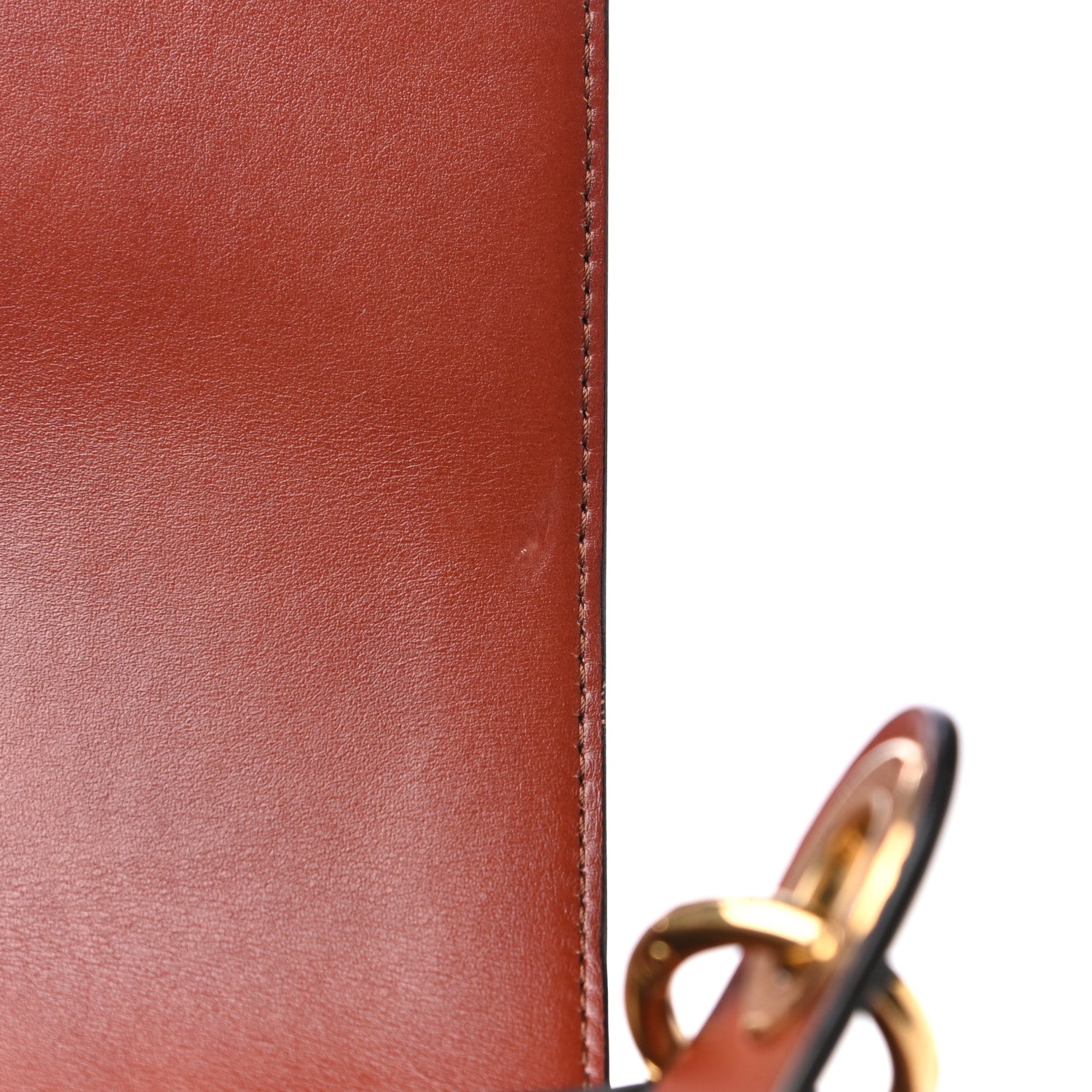 Chloe Calfskin Suede Large Tess Bag Sepia Brown 20 of 20