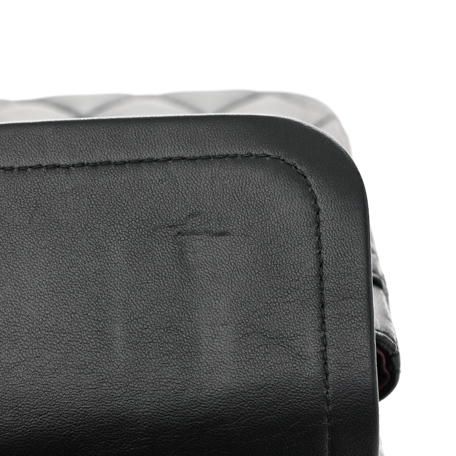 Chanel Lambskin Quilted Medium Double Flap Black 11 of 12