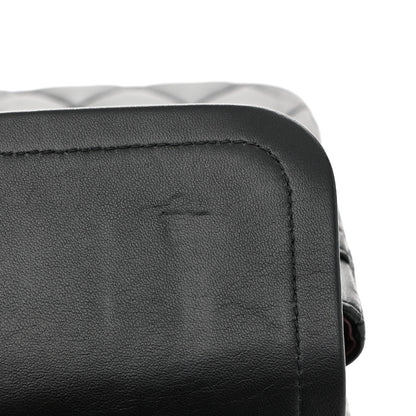 Chanel Lambskin Quilted Medium Double Flap Black 11 of 12