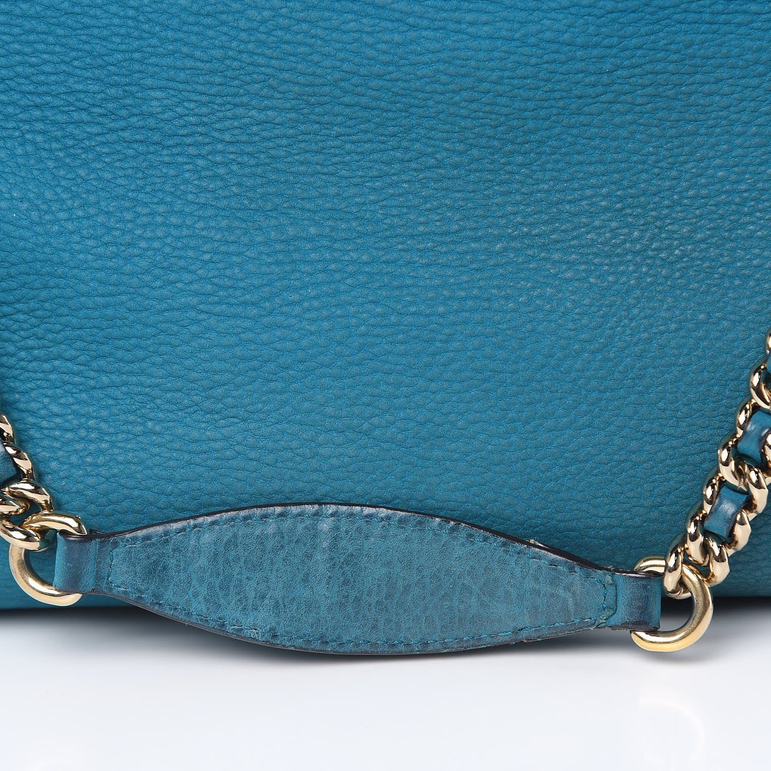 Gucci Vitello Range Medium Soho Chain Shoulder Bag Deep Cobalt 13 of 18