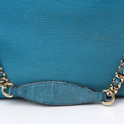 Gucci Vitello Range Medium Soho Chain Shoulder Bag Deep Cobalt 13 of 18
