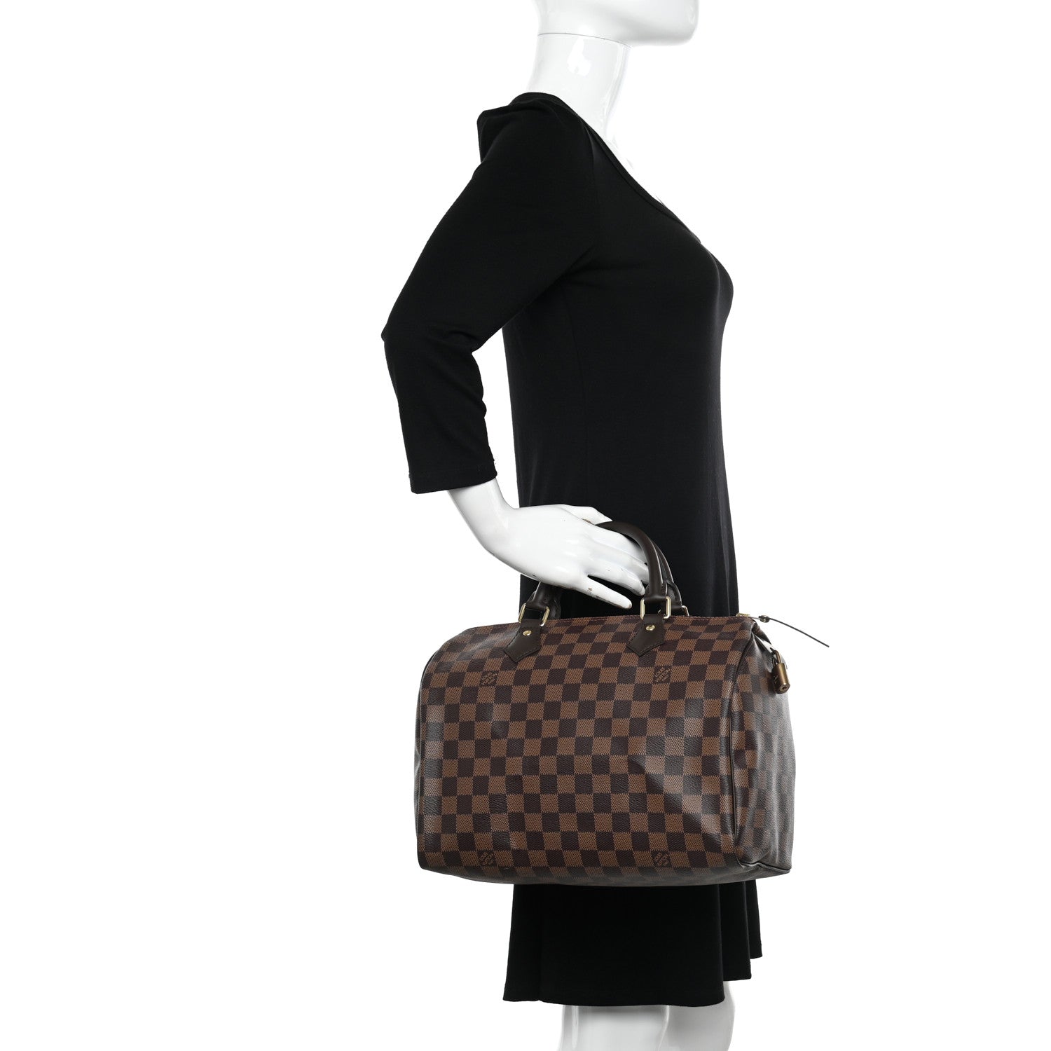 Louis Vuitton Damier Ebene Speedy 30 2 of 13