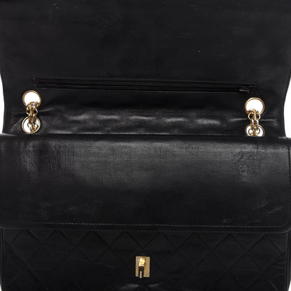 Chanel Lambskin Quilted Medium Bijoux Chain Double Flap Black 13 of 13