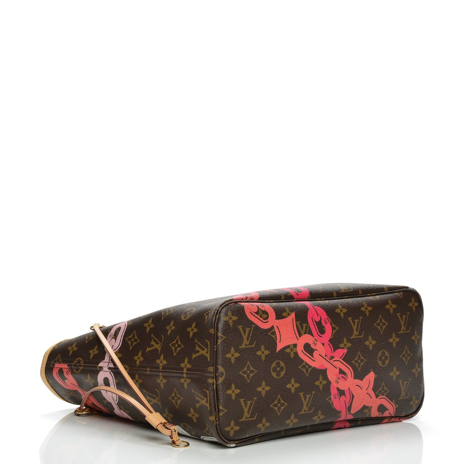 Louis Vuitton Monogram Bay Neverfull MM Rose Ballerine Poppy 5 of 8