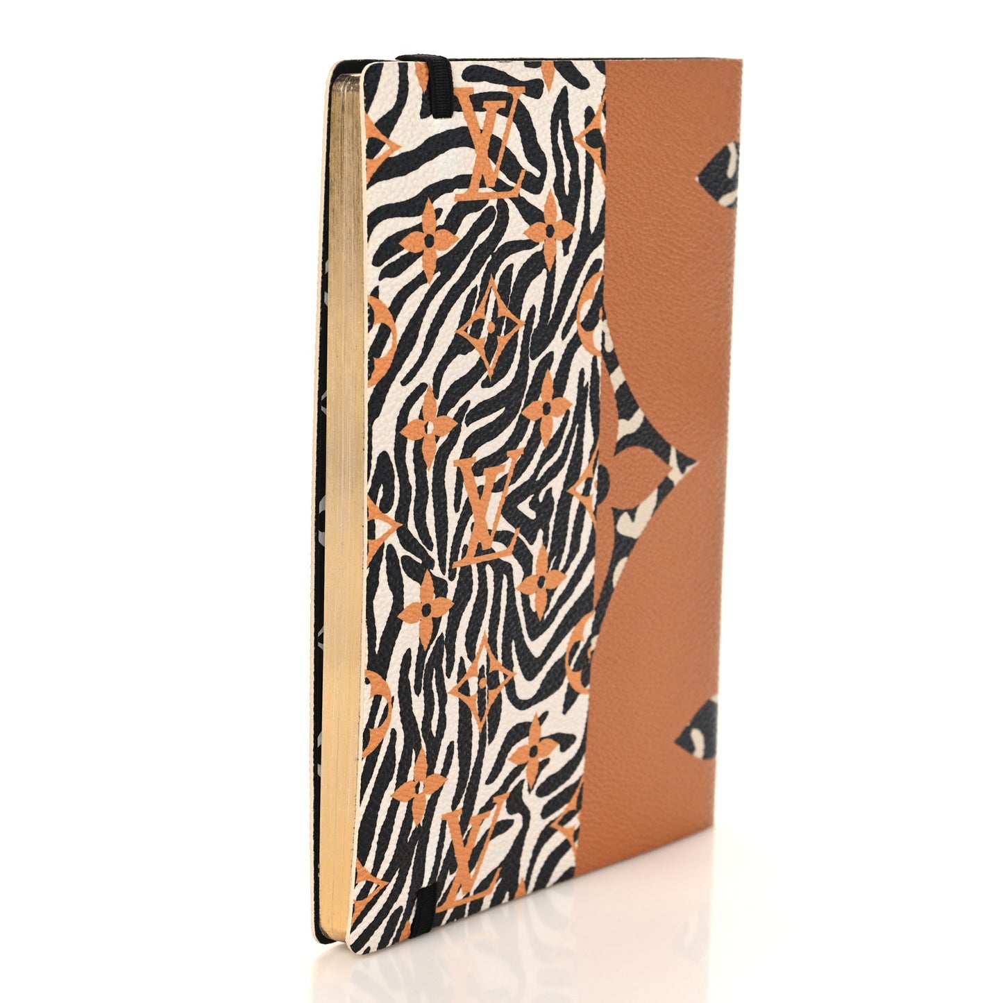 Monogram Giant Jungle Clemence Notebook MM Caramel
